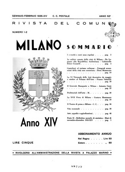 Milano rivista mensile del Comune