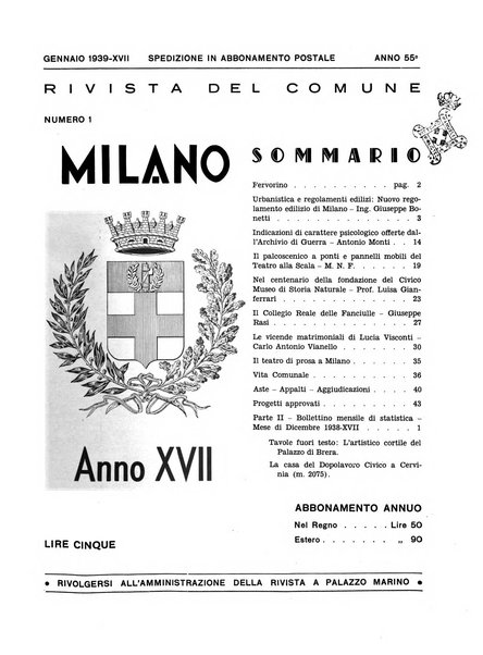 Milano rivista mensile del Comune