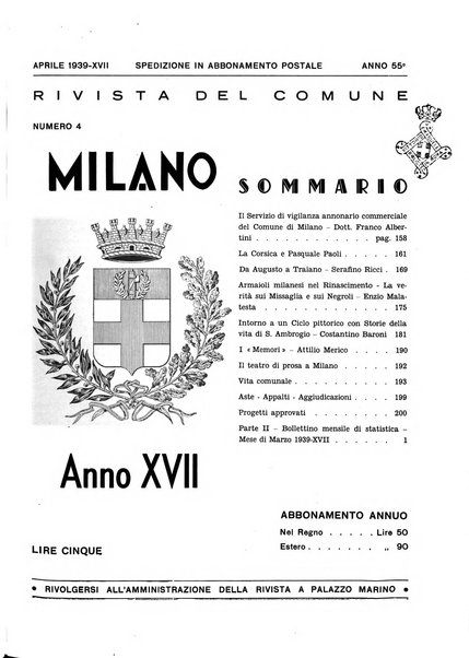 Milano rivista mensile del Comune