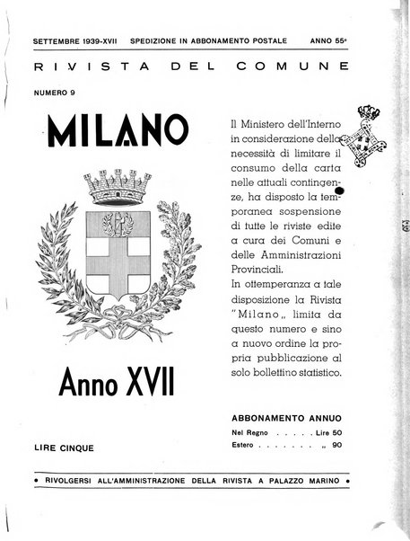 Milano rivista mensile del Comune