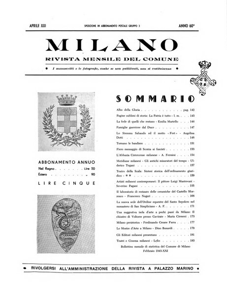 Milano rivista mensile del Comune