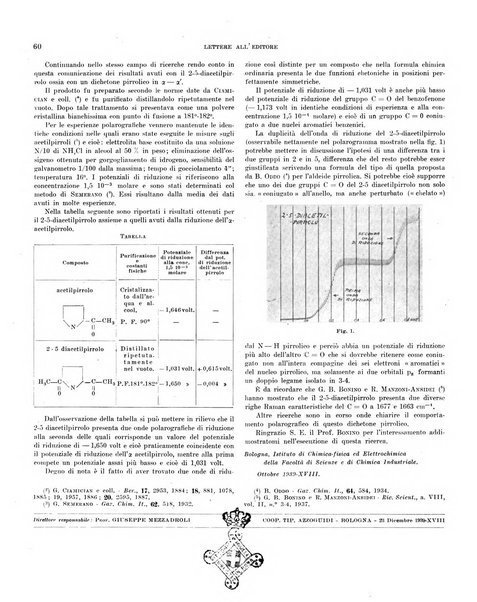 Bollettino scientifico della Facoltà di chimica industriale di Bologna