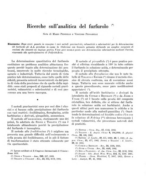 Bollettino scientifico della Facoltà di chimica industriale di Bologna