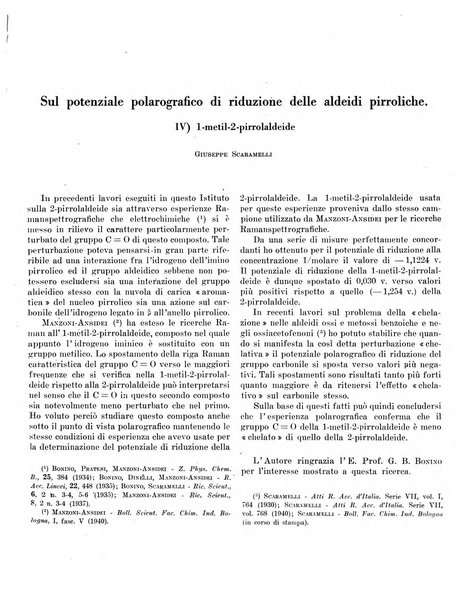 Bollettino scientifico della Facoltà di chimica industriale di Bologna