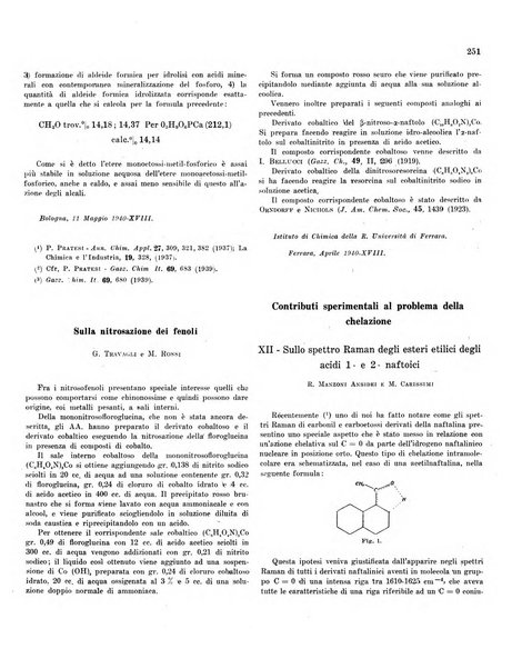 Bollettino scientifico della Facoltà di chimica industriale di Bologna