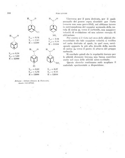 Bollettino scientifico della Facoltà di chimica industriale di Bologna