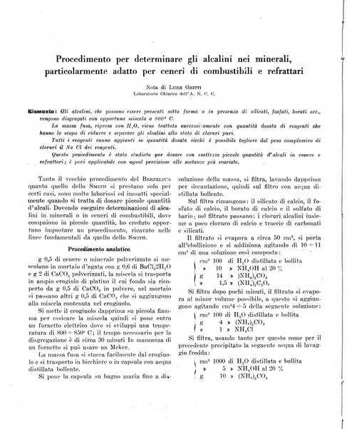 Bollettino scientifico della Facoltà di chimica industriale di Bologna