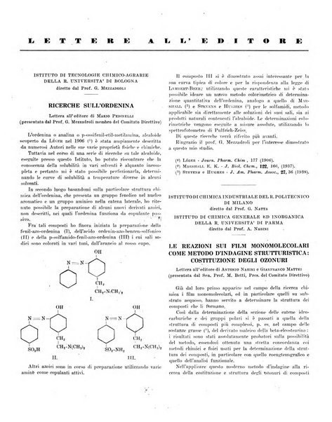 Bollettino scientifico della Facoltà di chimica industriale di Bologna