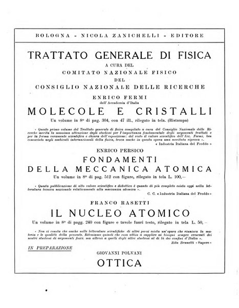 Bollettino scientifico della Facoltà di chimica industriale di Bologna