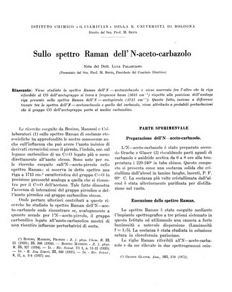 Bollettino scientifico della Facoltà di chimica industriale di Bologna