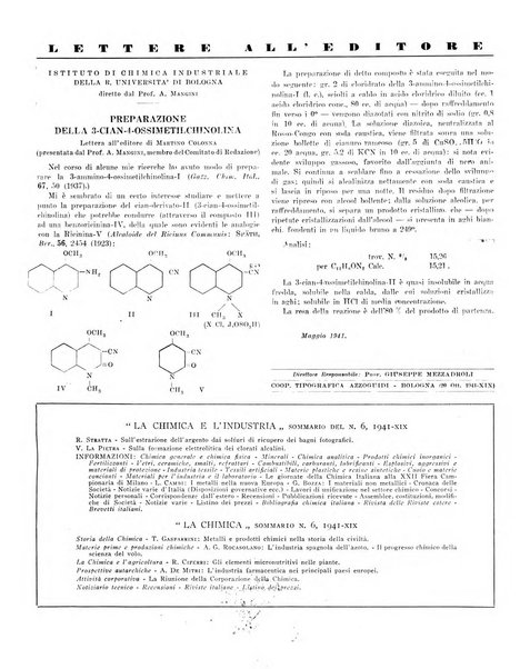 Bollettino scientifico della Facoltà di chimica industriale di Bologna