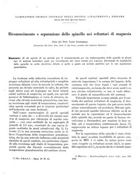 Bollettino scientifico della Facoltà di chimica industriale di Bologna