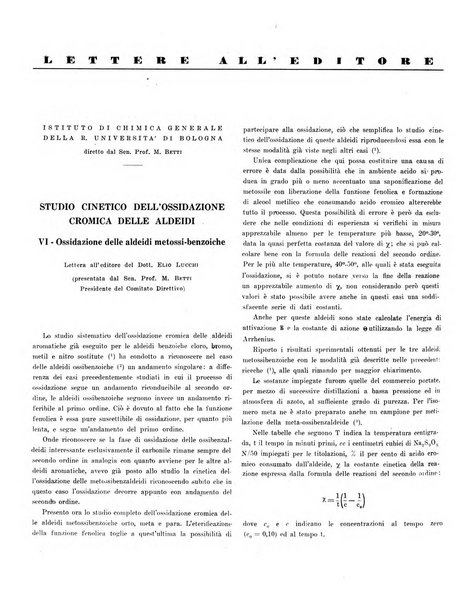 Bollettino scientifico della Facoltà di chimica industriale di Bologna