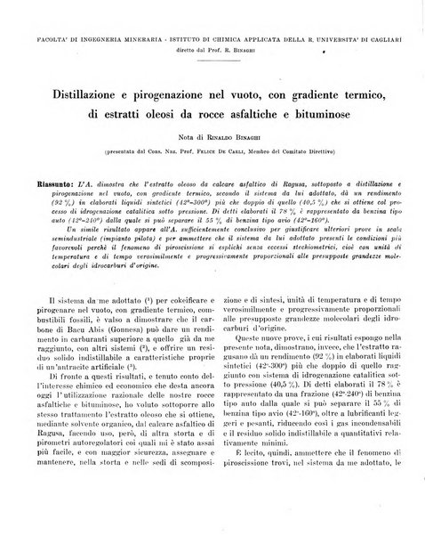 Bollettino scientifico della Facoltà di chimica industriale di Bologna