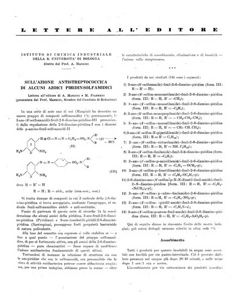 Bollettino scientifico della Facoltà di chimica industriale di Bologna