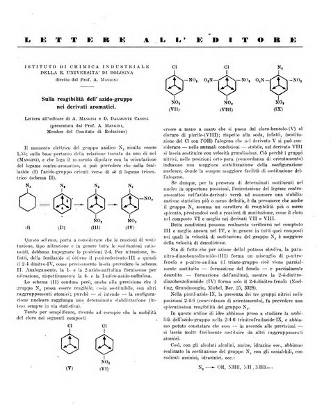 Bollettino scientifico della Facoltà di chimica industriale di Bologna