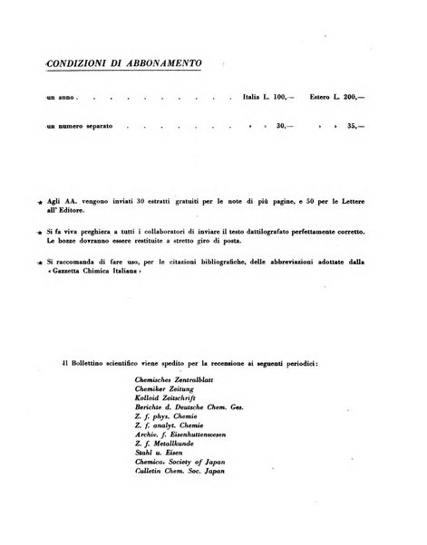 Bollettino scientifico della Facoltà di chimica industriale di Bologna