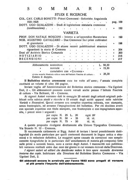 Bollettino storico cremonese