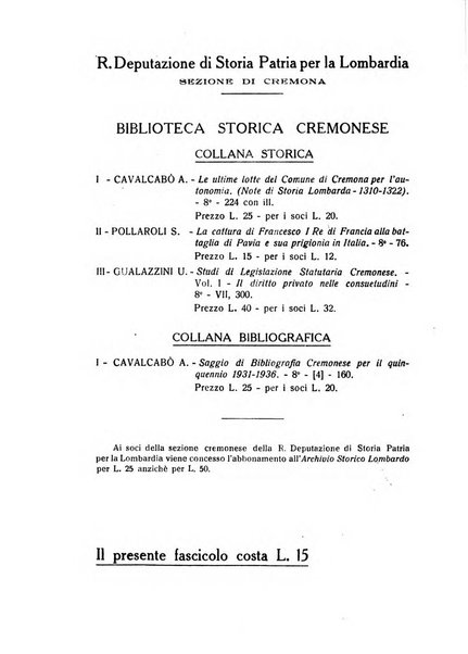 Bollettino storico cremonese