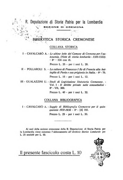 Bollettino storico cremonese