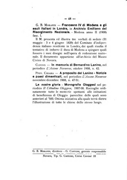 Bollettino storico per la provincia di Novara