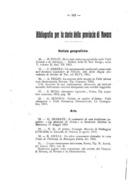 Bollettino storico per la provincia di Novara