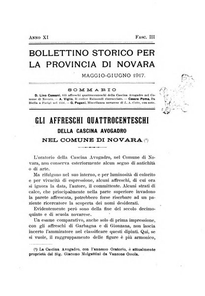 Bollettino storico per la provincia di Novara