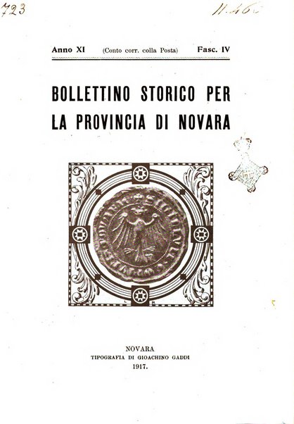 Bollettino storico per la provincia di Novara