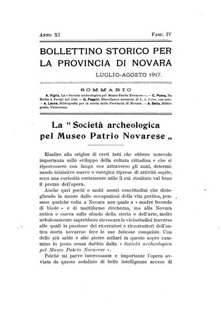 Bollettino storico per la provincia di Novara