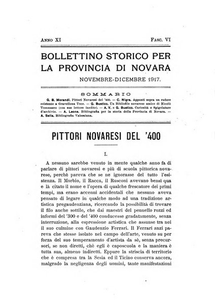 Bollettino storico per la provincia di Novara