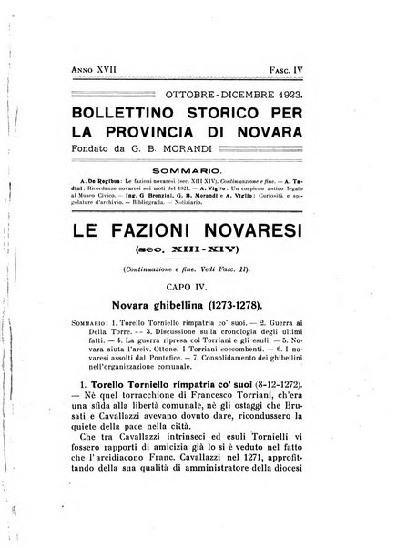 Bollettino storico per la provincia di Novara