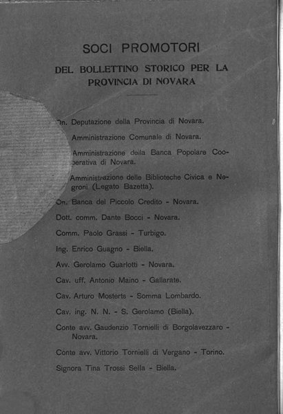 Bollettino storico per la provincia di Novara