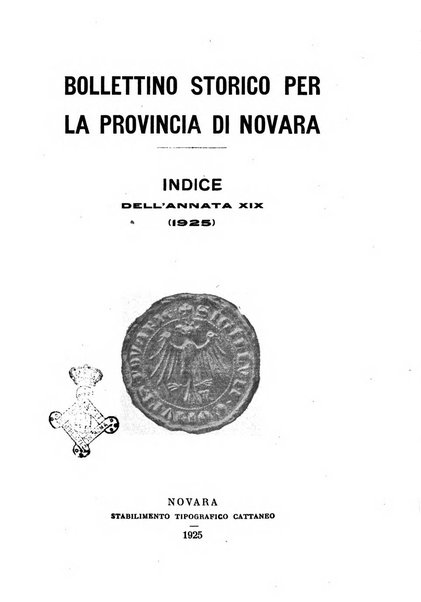 Bollettino storico per la provincia di Novara