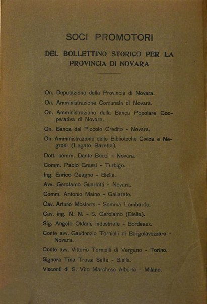 Bollettino storico per la provincia di Novara