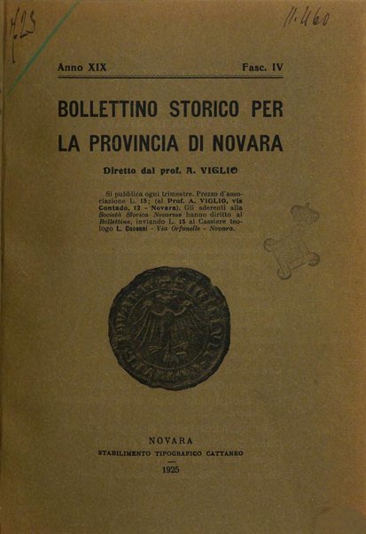 Bollettino storico per la provincia di Novara