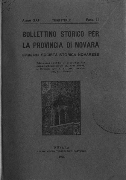 Bollettino storico per la provincia di Novara