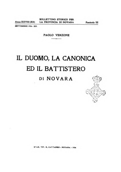 Bollettino storico per la provincia di Novara