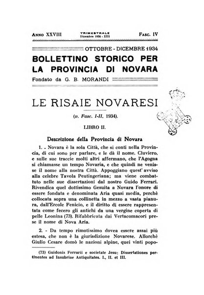 Bollettino storico per la provincia di Novara