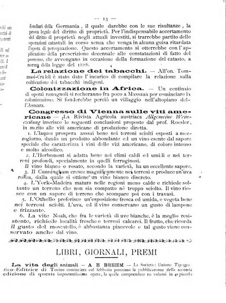 Bollettino ufficiale del Comizio agrario biellese e della Societa orto- agricola di biella e circondario