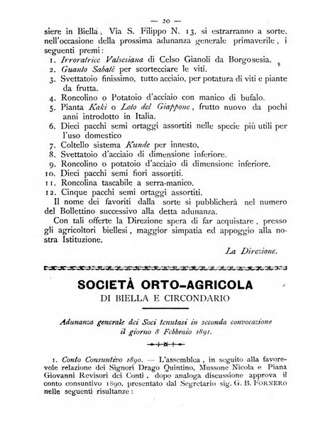 Bollettino ufficiale del Comizio agrario biellese e della Societa orto- agricola di biella e circondario