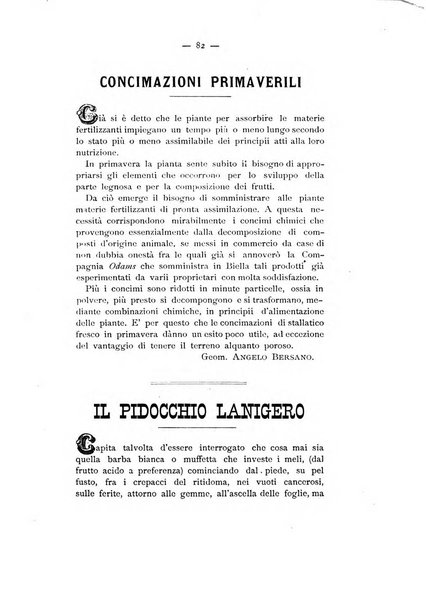 Bollettino ufficiale del Comizio agrario biellese e della Societa orto- agricola di biella e circondario