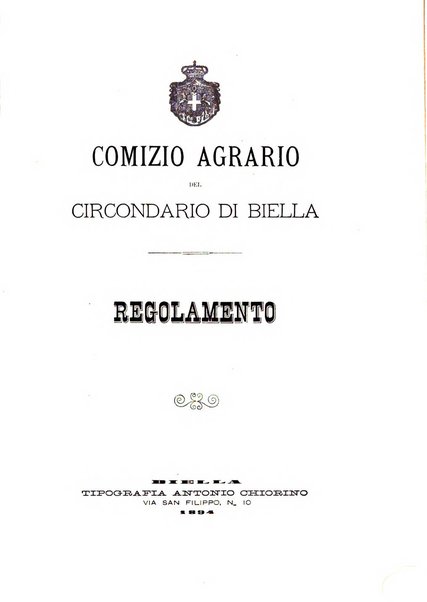 Bollettino ufficiale del Comizio agrario biellese e della Societa orto- agricola di biella e circondario