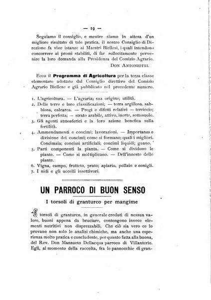 Bollettino ufficiale del Comizio agrario biellese e della Societa orto- agricola di biella e circondario