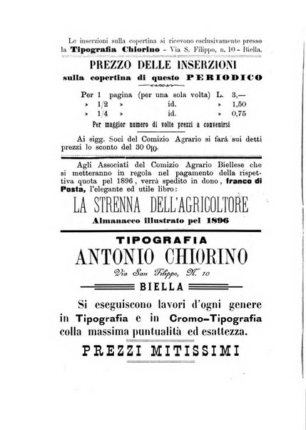 Bollettino ufficiale del Comizio agrario biellese e della Societa orto- agricola di biella e circondario