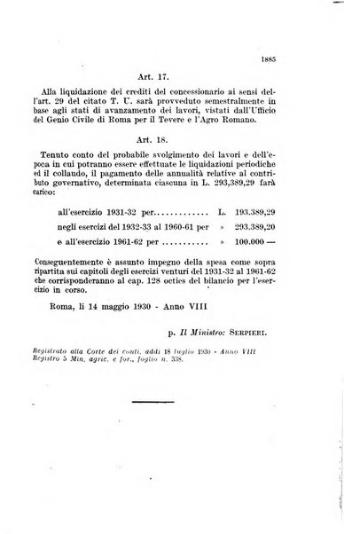 Bollettino ufficiale del Ministero dell'agricoltura e delle foreste