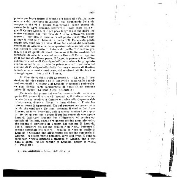 Bollettino ufficiale del Ministero dell'agricoltura e delle foreste