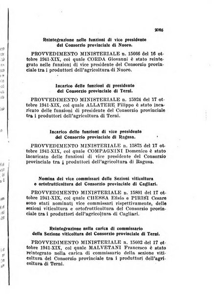 Bollettino ufficiale del Ministero dell'agricoltura e delle foreste