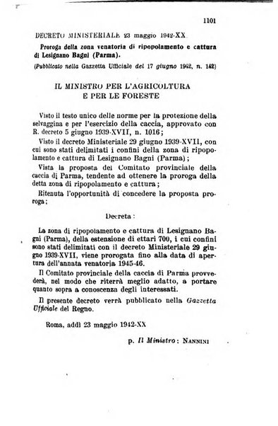 Bollettino ufficiale del Ministero dell'agricoltura e delle foreste