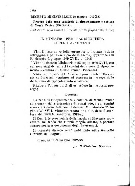 Bollettino ufficiale del Ministero dell'agricoltura e delle foreste