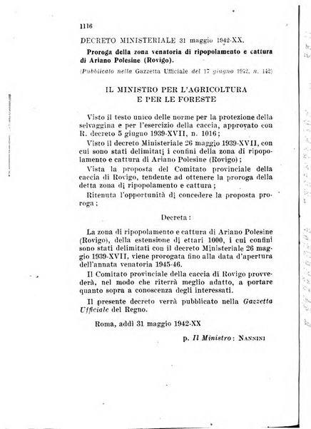 Bollettino ufficiale del Ministero dell'agricoltura e delle foreste